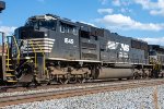 NS 1849 trails on a northbound intermodal  